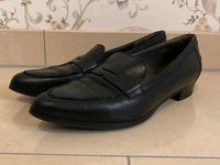 Högl Slipper Leder Damen Gr. 39 schwarz Hessen - Erlensee Vorschau