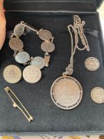 Silber Münzen und eine Brosche Saarland - Dillingen (Saar) Vorschau