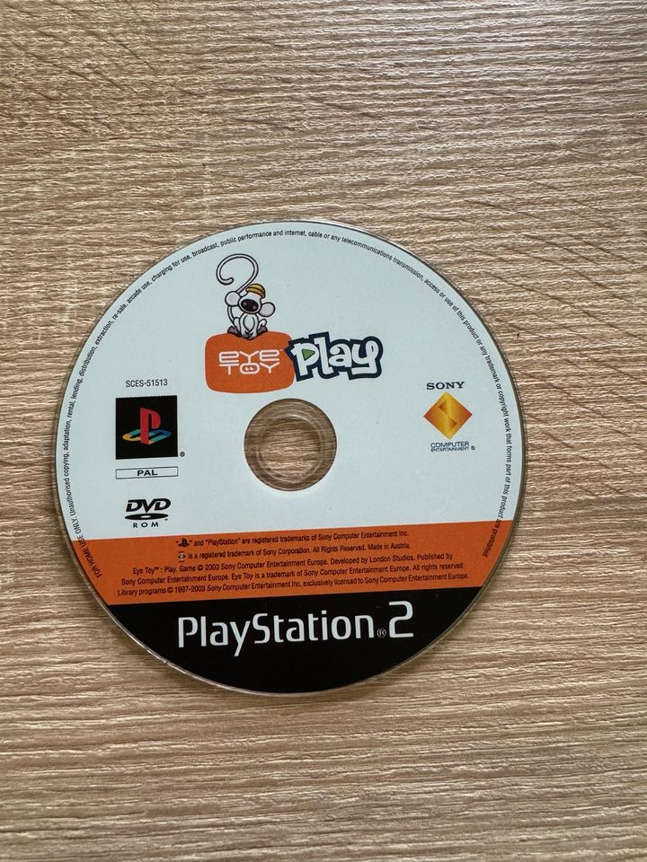 Eyetoy Play für PS2 in Schwarzheide