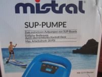 Hochwertige MISTRAL Pumpe für SUP Board,Boot,Sport,Wohnmobil u.a. Hemelingen - Hastedt Vorschau