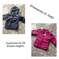 Dickere Jacken innen mit Fleece Gr. 74/80 Nordvorpommern - Landkreis - Semlow Vorschau