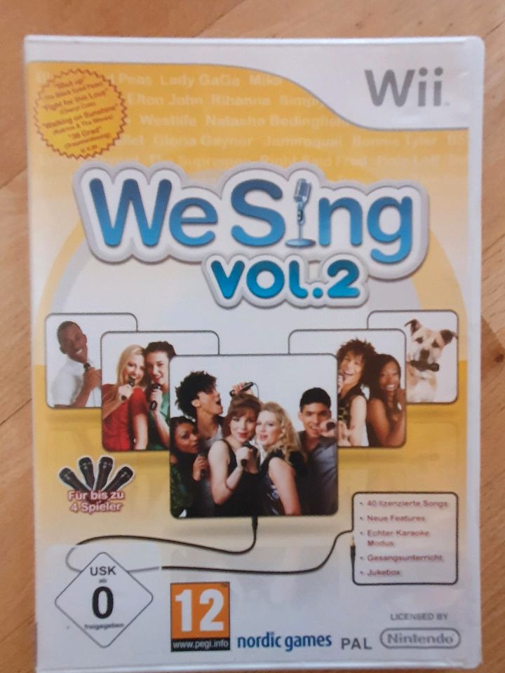Wii Spiel we sing vol 2 in Weißenburg in Bayern