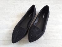 ☆☆Damen Graceland Deichmann Ballerinas Pumps 37 schwarz☆☆Strass Hessen - Fulda Vorschau