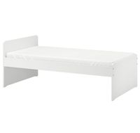 Ikea/ SLAKT Bettgestell mit Federholzrahmen, weiß, 90x200 cm Rheinland-Pfalz - Kaiserslautern Vorschau