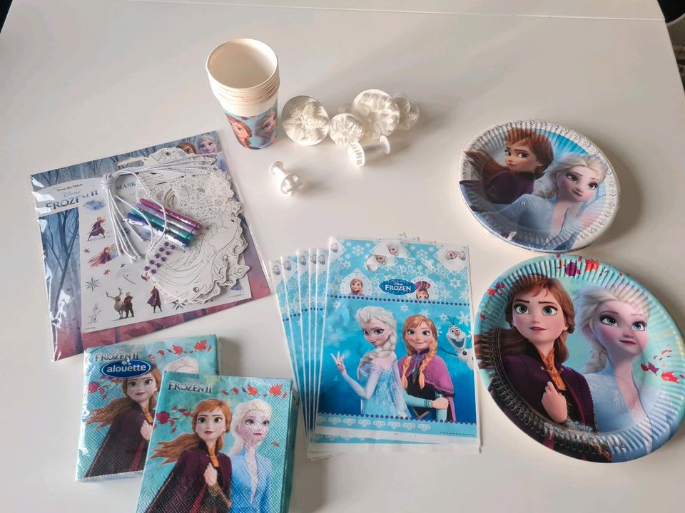Eiskönigin Elsa Anna Frozen Party Set Kindergeburtstag in Krefeld
