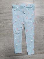 dünne Blaue Leggings mit Blumen gr 98/104 Nordrhein-Westfalen - Velen Vorschau