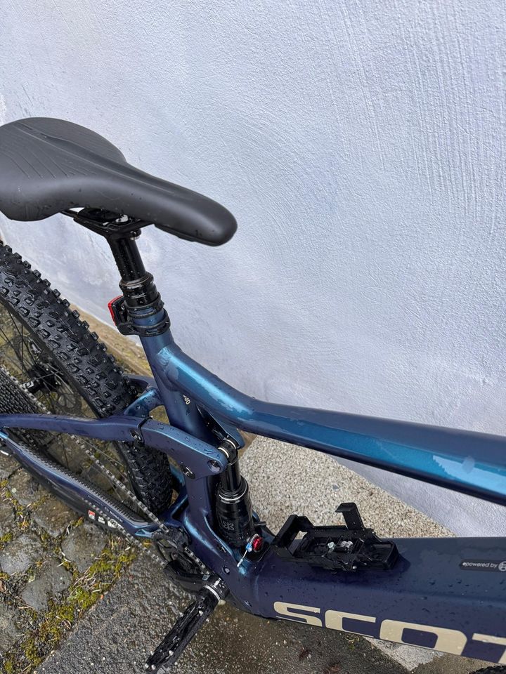 Scott Strike eRIDE 930 Fully E-Bike blue black 500km Laufleistung in Modautal