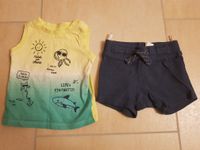 Baby Bekleidungsset Tank Top Shirt + kurze Hose Shorts Gr. 62 Bayern - Moosthenning Vorschau