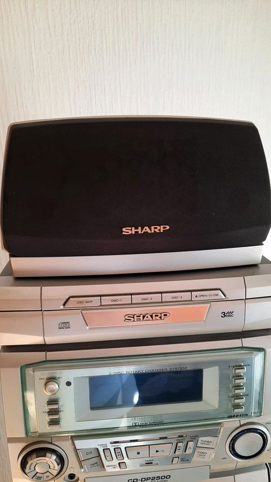 Rarität Hi-Fi SHARP CD-DP2500+3Boxen Die Legendäre in Wickede (Ruhr)