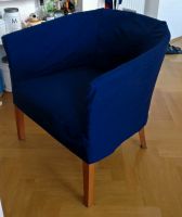 Antiquitäten: Zwei Sessel mit blauem Stoff-Bezug zu verschenken München - Au-Haidhausen Vorschau