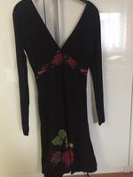 Schwarzes Kleid mit Rosen von Desigual, Gr. S/36 Saarland - Merzig Vorschau