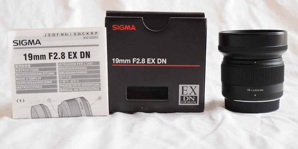 Verkaufe Sigma Objektiv,19 mm f2,8 EX DN für MFT, in Burghausen