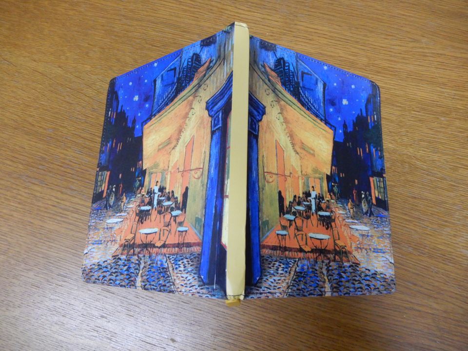 Notizbuch/ Heft mit Motiv Nachtcafé von van Gogh mit Reißverschlu in Rodalben