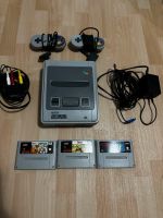 Super Nintendo mit 3 Spielen Thüringen - Sachsenburg Vorschau