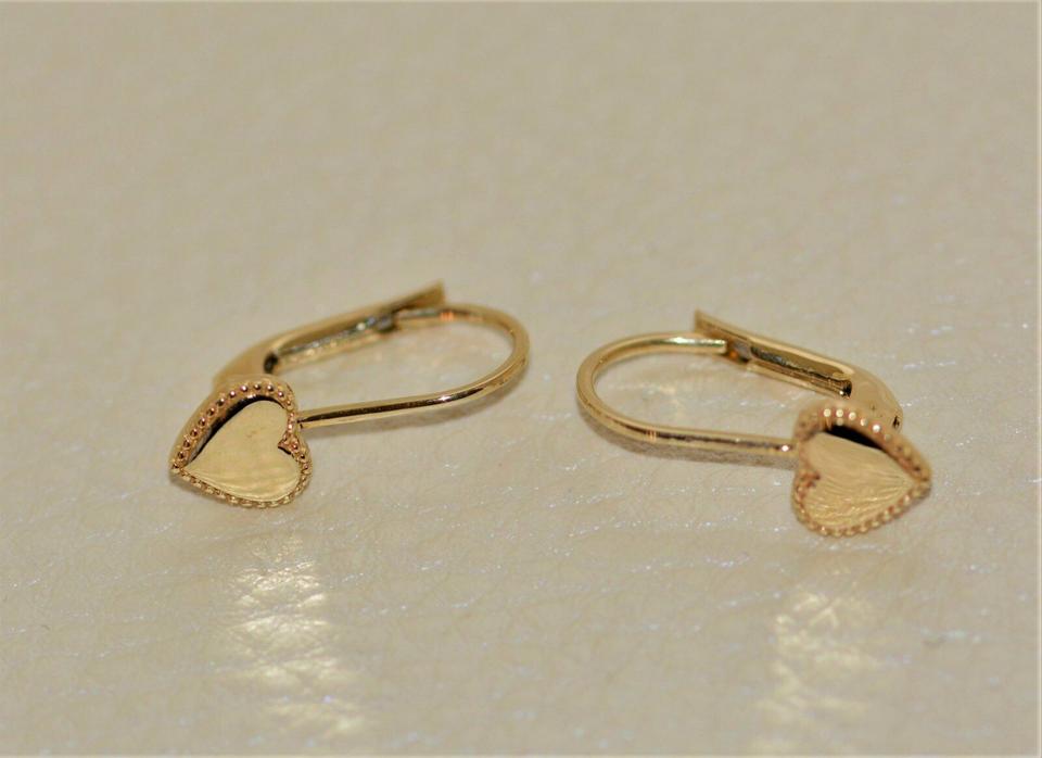 Neue Herzohrringe Ohrringe Goldohrringe Herz 585 / 14 Karat Gold in Rohrbach