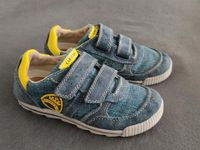 GEOX Halbschuhe Jeans blau gelb Klettverschluss Gr31  8×getragen Bayern - Mühldorf a.Inn Vorschau