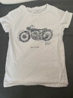 Red Wagon Tshirt mit Motorrad Gr 134 weiß Baden-Württemberg - Schwetzingen Vorschau