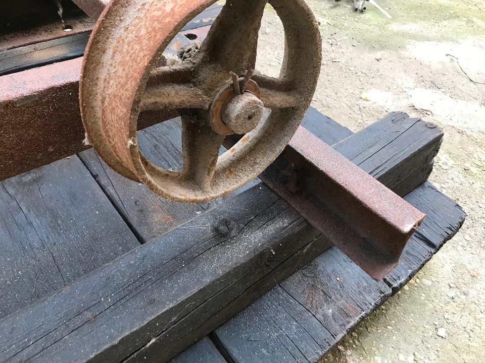 Gartendeko Blumenwagen Holzkarren Deko Garten Rollwagen Transport in Mannheim