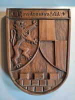 Wappen von Neudrossenfeld aus Holz geschnitzt Bayern - Kulmbach Vorschau