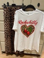Rockabilly T-Shirt Oversize Kirsche Leo Herz Baden-Württemberg - Waghäusel Vorschau