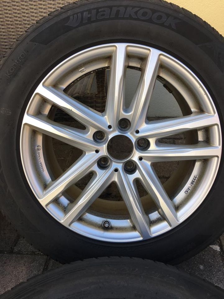 Alufelgen 8,5Jx18H2 für BMW X5 mit Winterreifen 255/55 R 18 in Haimhausen