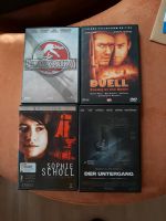 4 DVD Jurassic Park. DUELL  DER Untergang, Sophie Scholl Thüringen - Wichtshausen Vorschau