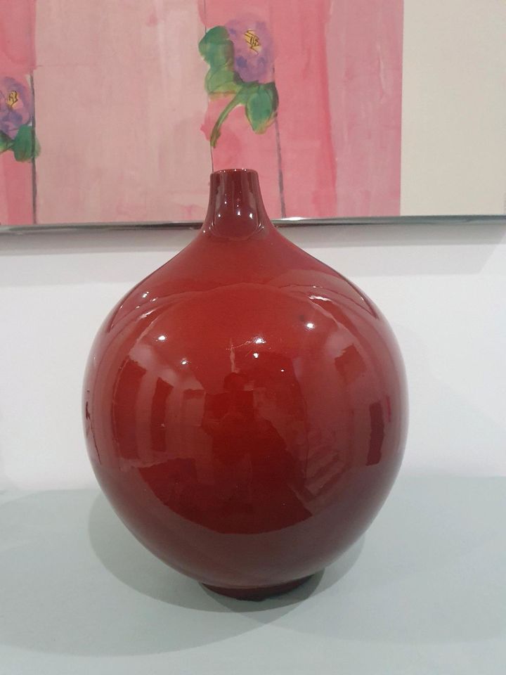 Edel asiatische Kugelvase Dickbauchvase Vase minimalistisch in Wetzlar