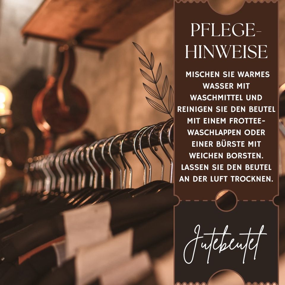 Personalisierte Jutetasche, Geschenk in Hechingen