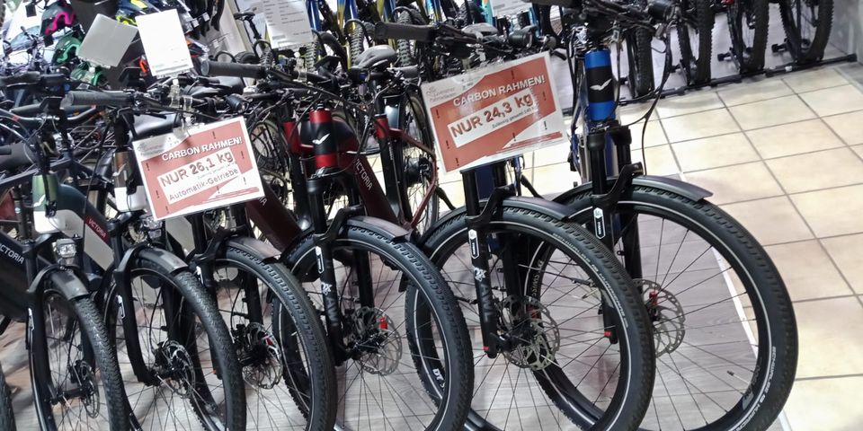 E-Bike, Victoria FYBRON 6 ‼️ Carbon - Rahmen ‼️ NUR 25Kg in Overath