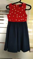 Rockabilly Sommer Kleid 140 blau rot mit rotem Petticoat Hessen - Roßdorf Vorschau