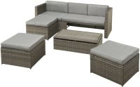 KONIFERA Loungeset Lagos Premium13-tlg. Polyrattan B74304005/7790 Nordrhein-Westfalen - Borchen Vorschau