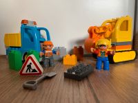 Duplo 10812 Baustelle Bagger Kipplaster Bauarbeiter Niedersachsen - Schortens Vorschau