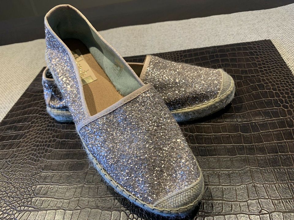 Vidorreta Espadrilles, rosé Glitzer in Inchenhofen