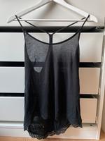 Pimkie top schulterfrei Muskelshirt schwarz spitze S 36 Bayern - Deining Vorschau