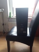 schöner alter PC mit Tastatur und Lautsprecherboxen Niedersachsen - Dornum Vorschau