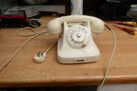 Dänisches Telefon-Nostalgie Wählscheiben Telefon M 51 Elfenbein Schleswig-Holstein - Kaltenkirchen Vorschau