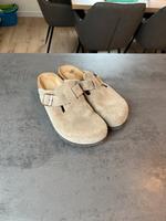 Birkenstock Boston Gr. 41 schmal weichbettung taupe Nordrhein-Westfalen - Bestwig Vorschau