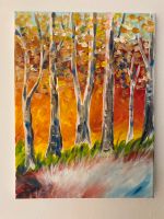 Herbstwald Wald Gemälde Acryl auf Leinwand Bayern - Straubing Vorschau