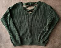 dunkelgrüner Strickpullover V-Ausschnitt Thüringen - Weimar Vorschau