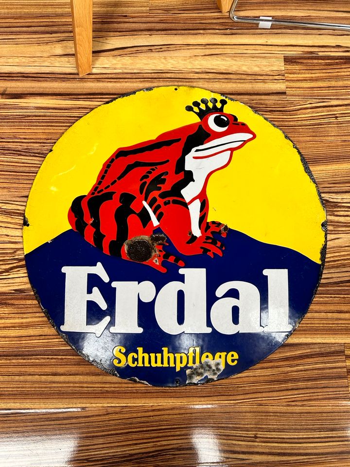 Emailleschild Erdal 70 cm in Nordhausen