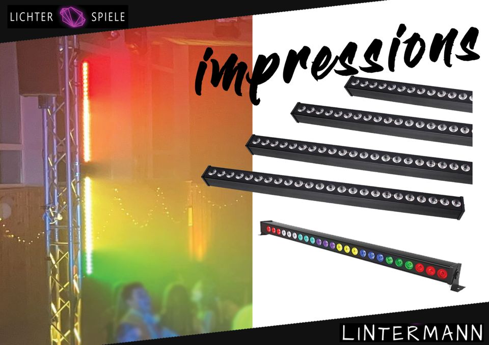 20x 72W RGB Wall Washer LED bar / MIETEN in Idar-Oberstein