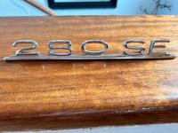 Mercedes W 111 Coupé Cabrio 280 SE Typenschild Chrom Niedersachsen - Frankenfeld Vorschau