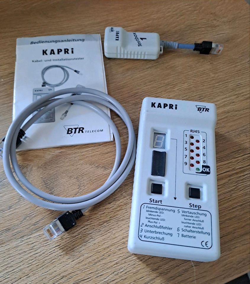 Kapri Kabel- und Instalationstester BTR Telecom in Trogen
