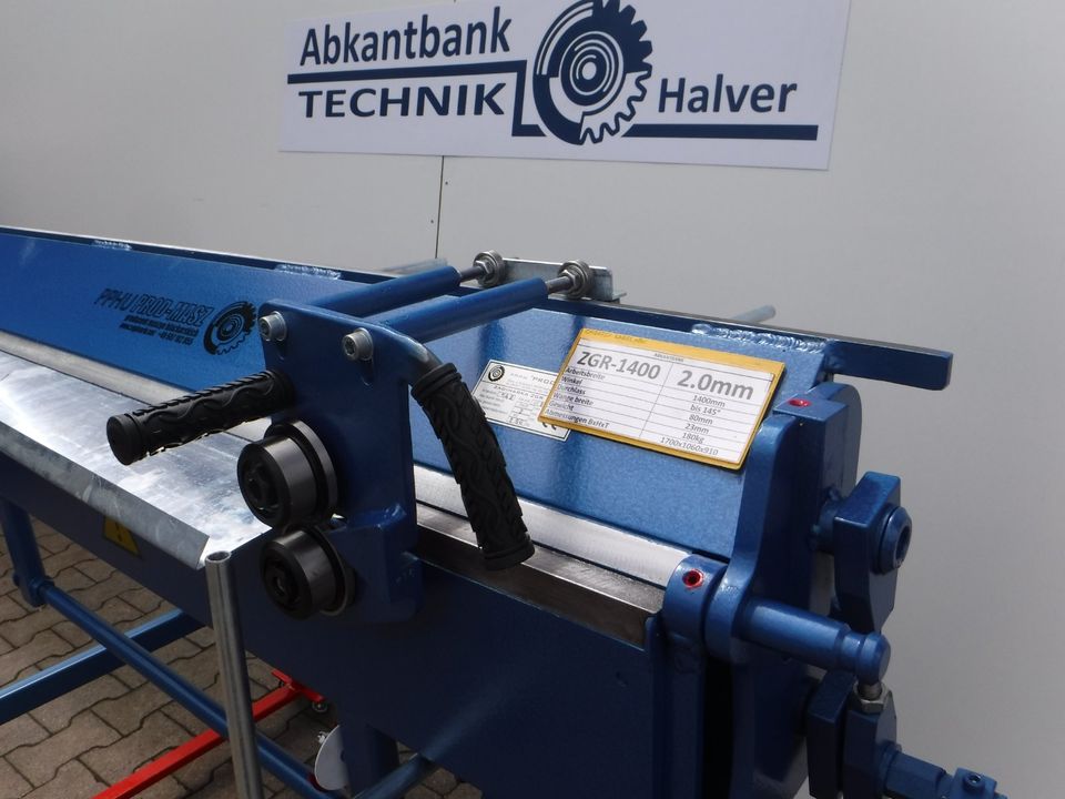 Abkantbank Schwenkbiegemaschine 1400 2,0 Lieferung - Gratis in Halver