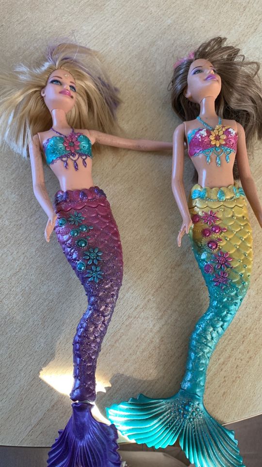 Verschenke 2 Barbiepuppen in Dohna