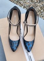 16cm Stilettos High Heels Lack Blau Leopard Riemchen-Pumps EUR 42 Berlin - Rudow Vorschau