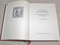 Deutsches Psalterium_Abtei Münsterschwarzach 1970_kaum gebr._gut Bayern - Obersinn Vorschau