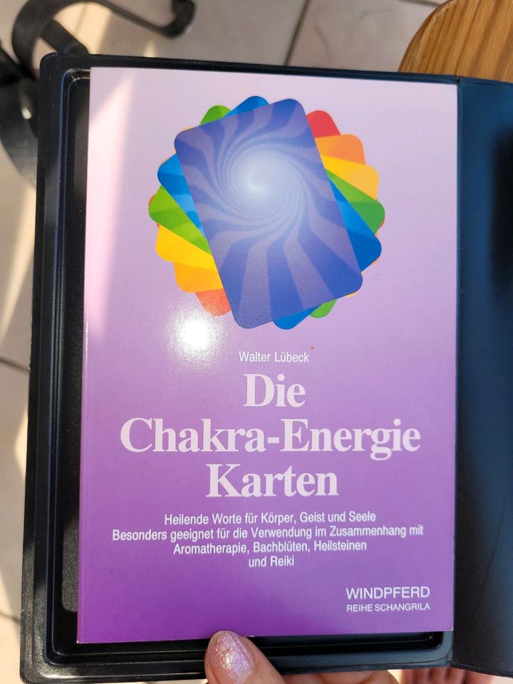 Chakra - Energie Karten mit Buch, Walter Lübeck, top♥️ in Bamberg
