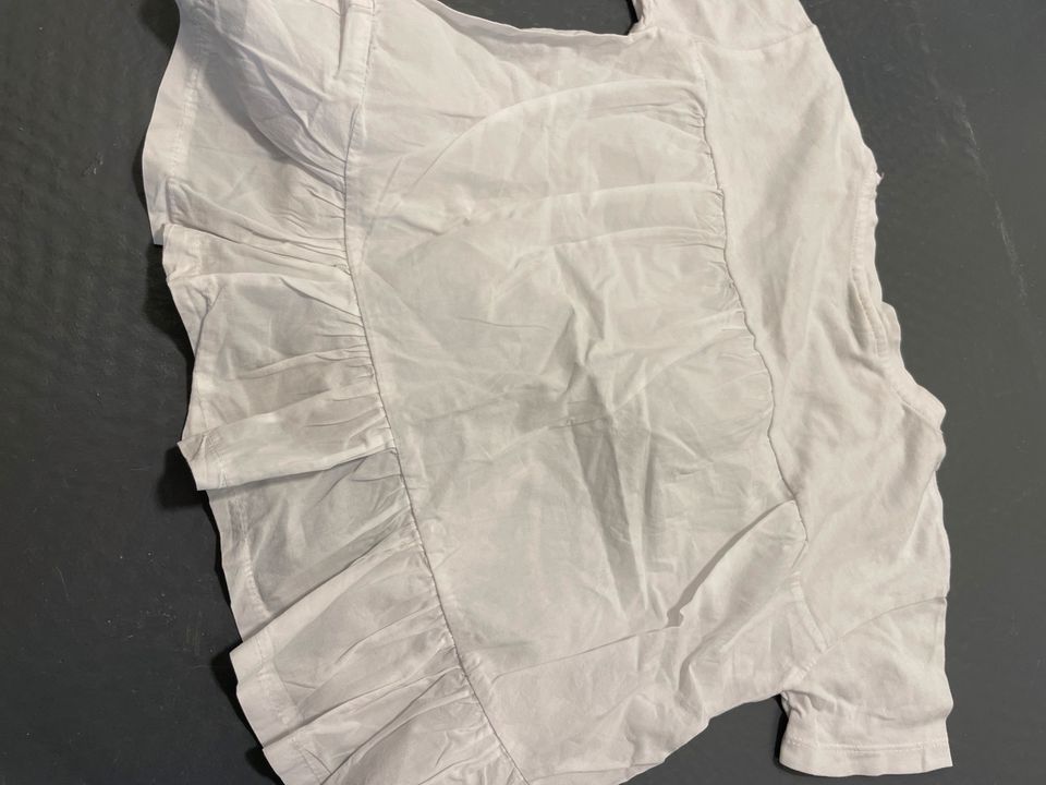 Zara Girl Shirt gr 116 weiß Mädchen Tunika in Hannover
