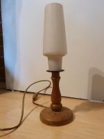 Lampe mit Holzsockel Niedersachsen - Großefehn Vorschau